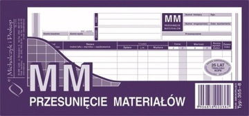 DRUK MM PRZESUNIĘCIE MATERIAŁÓW 355-8