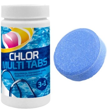 MULTI TABLETKI CHLOR TABS 3w1 DO BASENU 1kg