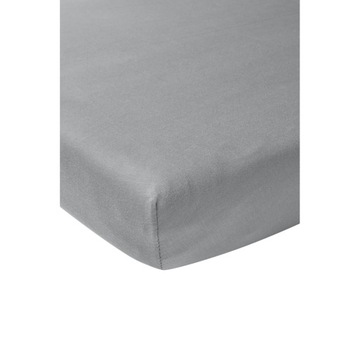Meyco Home Jednokolorowy prześcieradło łóżko pojedyncze - grey - 90x210/220