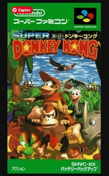 Gra DONKEY KONG Famicom Nintendo SNES (JAPOŃSKA) FULL BOX ! 1994 SNES, NES