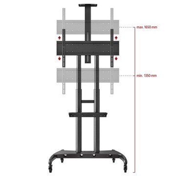 Мобильная ПОДСТАВКА ДЛЯ ТВ Подставка под ТВ 55–90 дюймов