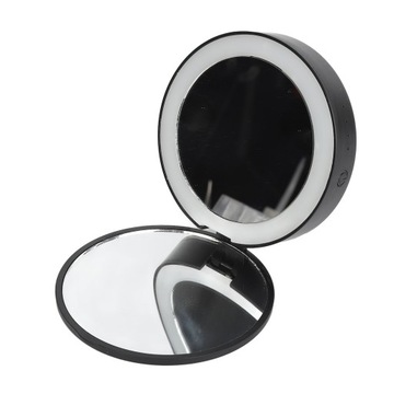 Oświetlone, kompaktowe lusterko, składana tor