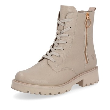 RIEKER - REMONTE damskie buty, botki beige D8671-60