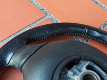 PEUGEOT 206 Lift 307 кожаный руль 2001-2008 ОЧЕНЬ КРАСИВЫЙ ОРИГИНАЛ