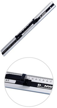Линейка 60см с ручкой, алюминий CS-060