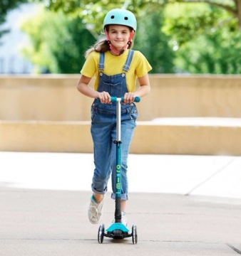 СКЛАДНОЙ СКУТЕР MAXI MICRO DELUXE LED Розовый