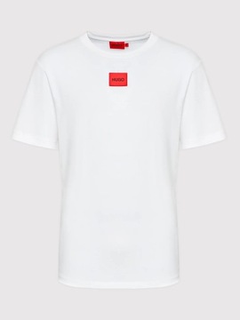 koszulka meska hugo boss classic tshirt logo biała