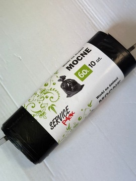 Worki na śmieci uniwersalne Service Pack 60l 10 szt.