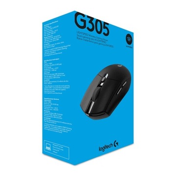 Mysz bezprzewodowa Logitech G305 LIGHTSPEED optyczna Gaming czarna