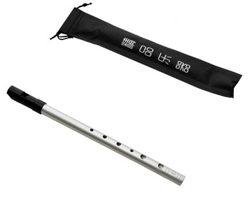 FLAŻOLET METALOWY Z ETUI 