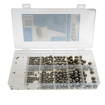 KULKI STALOWE ŁOŻYSKOWE 470SZT. ZESTAW GEKO