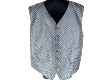 ALEXANDER DOBELL__ELEGANCKA KAMIZELKA SREBRNA__3XL