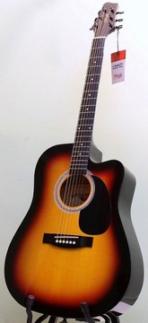 КРАСИВАЯ ЭЛЕКТРОАКУСТИЧЕСКАЯ ГИТАРА =НЕМЕЦКОЕ КАЧЕСТВО=