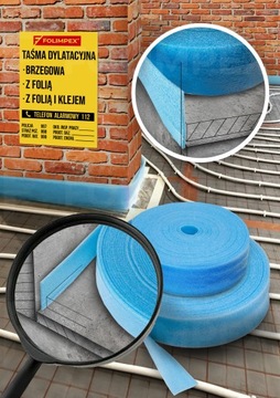 TAŚMA PIANKA DYLATACYJNA BRZEGOWA 5/10/50