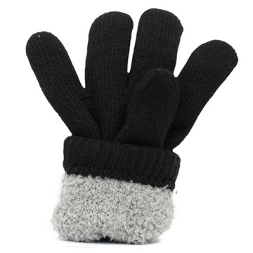 6-8 lat_OCIEPLONE_16 cm_Rękawiczki_Akryl_012DBa