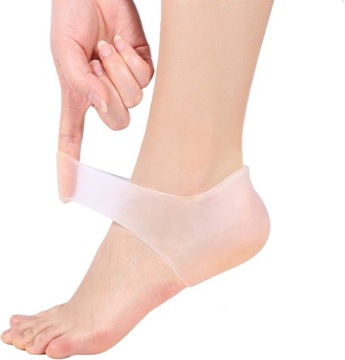 СИЛИКОНОВЫЕ ГЕЛЕВЫЕ НАПЯЧКИ-ЧЕХОЛЫ ДЛЯ ТРЕСКОВАННЫХ ПЯТОК, Ссадин, МОЗОЛЕЙ, 2 шт.