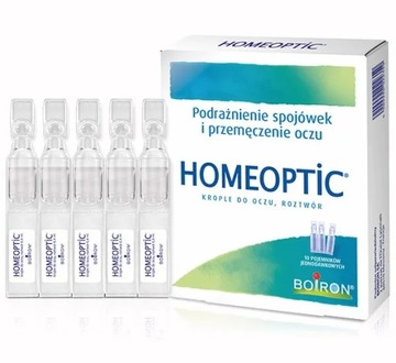 Homeoptic, krople do oczu, 0,4 ml x 10 minimsów
