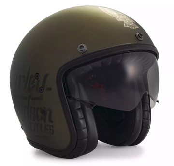 Kask Harley-Davidson 3/4 Surplus Green M