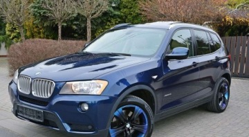 BMW X3 F25 SUV 2.0 28i 245KM 2013 BMW X3 F25 2.0 X-Drive 2.0i245 KMPanoramaBezowe Skory Navi 2.0
