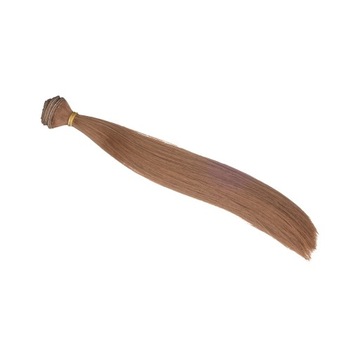 1szt włosy dla lalek 25cm brąz 12 wiskoza