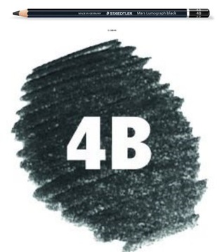 Ołówek artystyczny Staedtler Lumograph Black 4B
