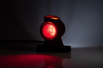 Lampa obrysowa obrysówka LED biało czerwona FT-140