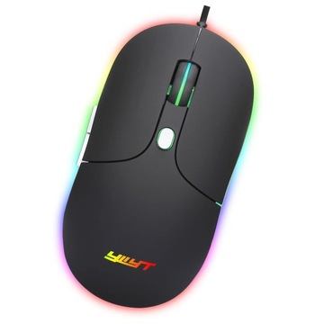 Przewodowa mysz do gier PC USB RGB 3200 DPI Regulowane myszy, wygodna dłoń