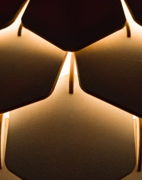 Deku - Esmeralda Деревянный подвесной светильник белый