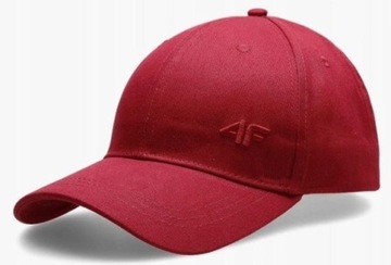 Męska czapka z daszkiem 4F czapeczka z daszkiem baseballowa M czerwony