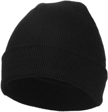 CZAPKA MĘSKA KLASYCZNA CZARNA CIEPŁA ZIMOWA BEANIE R. UNIWERSALNY MORAJ