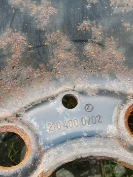 DISK OCELOVÝ MERCEDES-BENZ OE 7.0" X 15" 5X120 ET 37