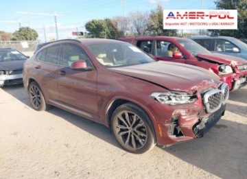 BMW X4 G02 2022 BMW X4 2022, 2.0L, 4x4, od ubezpieczalni 2.0 Benzyna 248KM