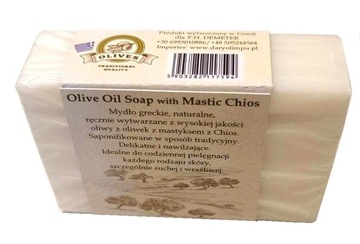 Натуральное греческое мыло с оливковым маслом 100г мастика