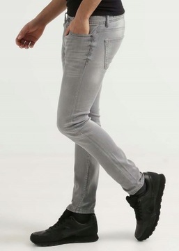 Only Sons Jasne Szare Slimowane Jeansy MEN 31/30