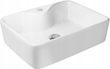 UMYWALKA NABLATOWA PROSTOKĄTNA 48 CM HAGSER ALEXA BIAŁA
