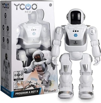 Robot interaktywny Silverlit Program A Bot X White 88071 pilot RC