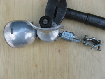 LAMPA ROWEROWA PRZÓD AZIMUT NA PRĄDNICĘ ON/OFF OEM