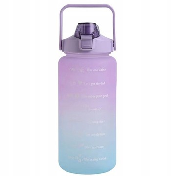 BIDON BUTELKA NA WODĘ WATER JUG 2000ML Z SŁOMKĄ