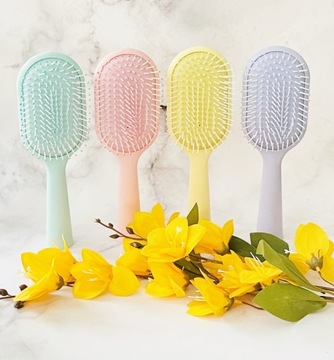 ЩЕТКА ДЛЯ ВОЛОС ОДНОЦВЕТНАЯ, ПАСТЕЛЬНЫЕ ЦВЕТА