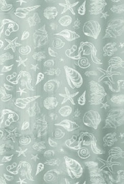 ZASŁONA PRYSZNICOWA BASIC MARE BISK 180 x 200 cm
