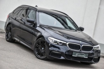 BMW Seria 5 G30-G31 Touring 520d 190KM 2019 BMW Seria 5 BMW 520D 190KM M-SPORT ALU19 LED Alkantara Virtual Gwarancja 1
