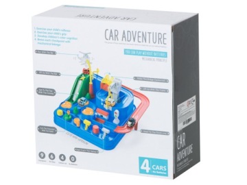 ZABAWKA INTERAKTYWNA TOR PRZESZKÓD SAMOCHODY DLA 3, 4, 5 LATKA+