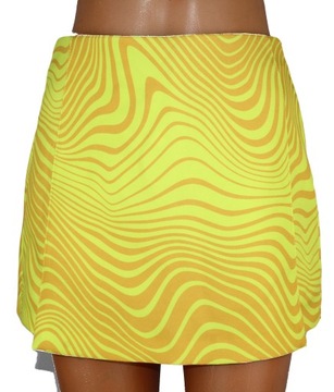 Żółte neonowe spódnico spodenki wzór M 38
