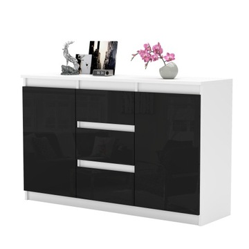 GOTOWA ZŁOŻONA Nowoczesna Komoda 120cm POŁYSK