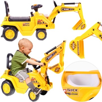 ЕЗДИТЕ НА ГОРШОК-ЭКСКАВАТОР С ПОДВИЖНОЙ ЛОЖКОЙ, ЧТОБЫ ДЕТИ НАУЧИЛИСЬ ПИСАТЬ