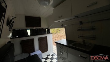 Renault Trafic II Kabina 2.0 dCi 115KM 2010 Renault Trafic long Kamper 2.0dci lozko lodowka kuchenka ,tv 2x markiza z, zdjęcie 12