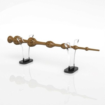 Акриловая подставка. Акриловая палочка. Подставка для хранения сабли. Черная основа