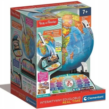 CLEMENTONI INTERACTIVE GLOBUS EDUGLOBUS DIGITAL в режиме реального времени + приложение