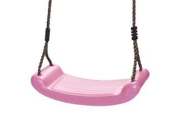 HUŚTAWKA DESKA siedzisko plastikowe Pudrowy Róż