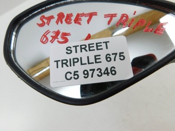 ТРИУМФ СТРИТ ТРОЙНОЙ 675 ЛЕВОЕ ЗЕРКАЛО